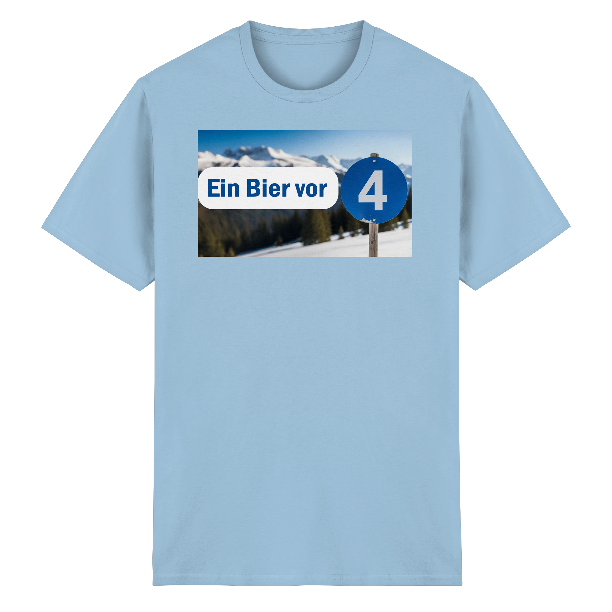 Ein Bier vor 4 T-Shirt