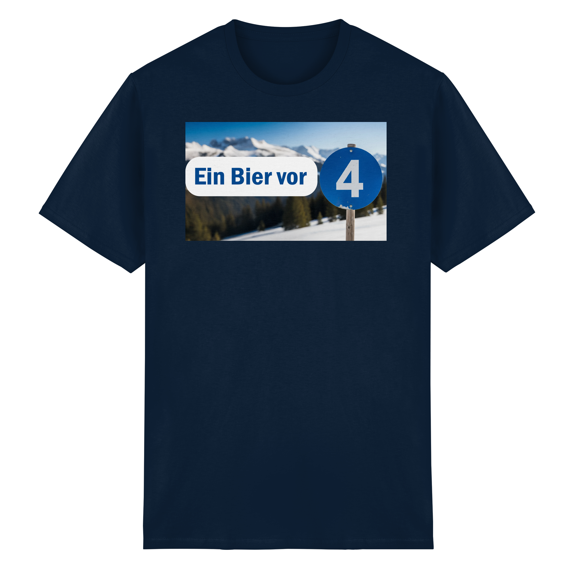 Ein Bier vor 4 T-Shirt