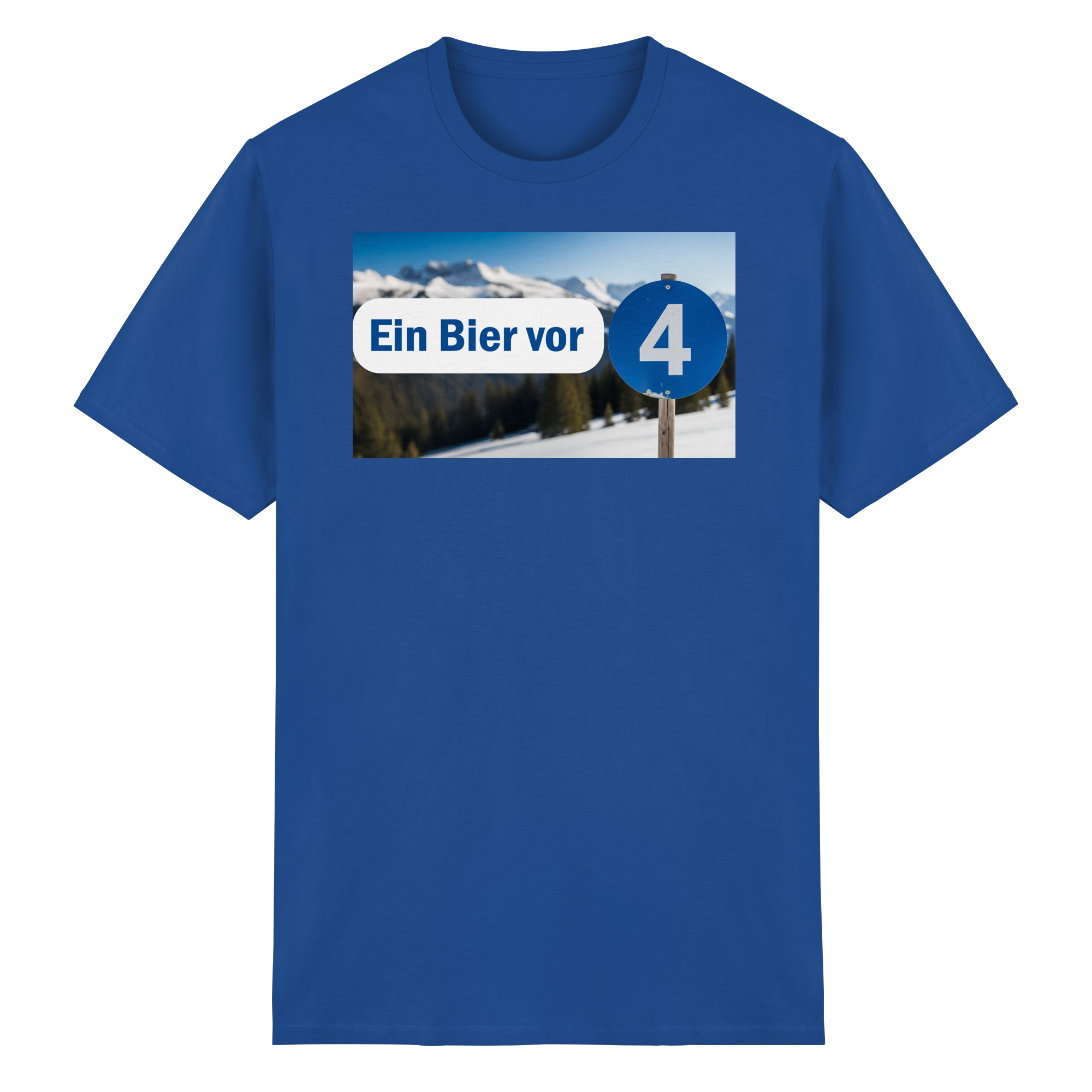 Ein Bier vor 4 T-Shirt